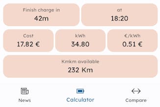 EV Charge Calculator and News gallery image