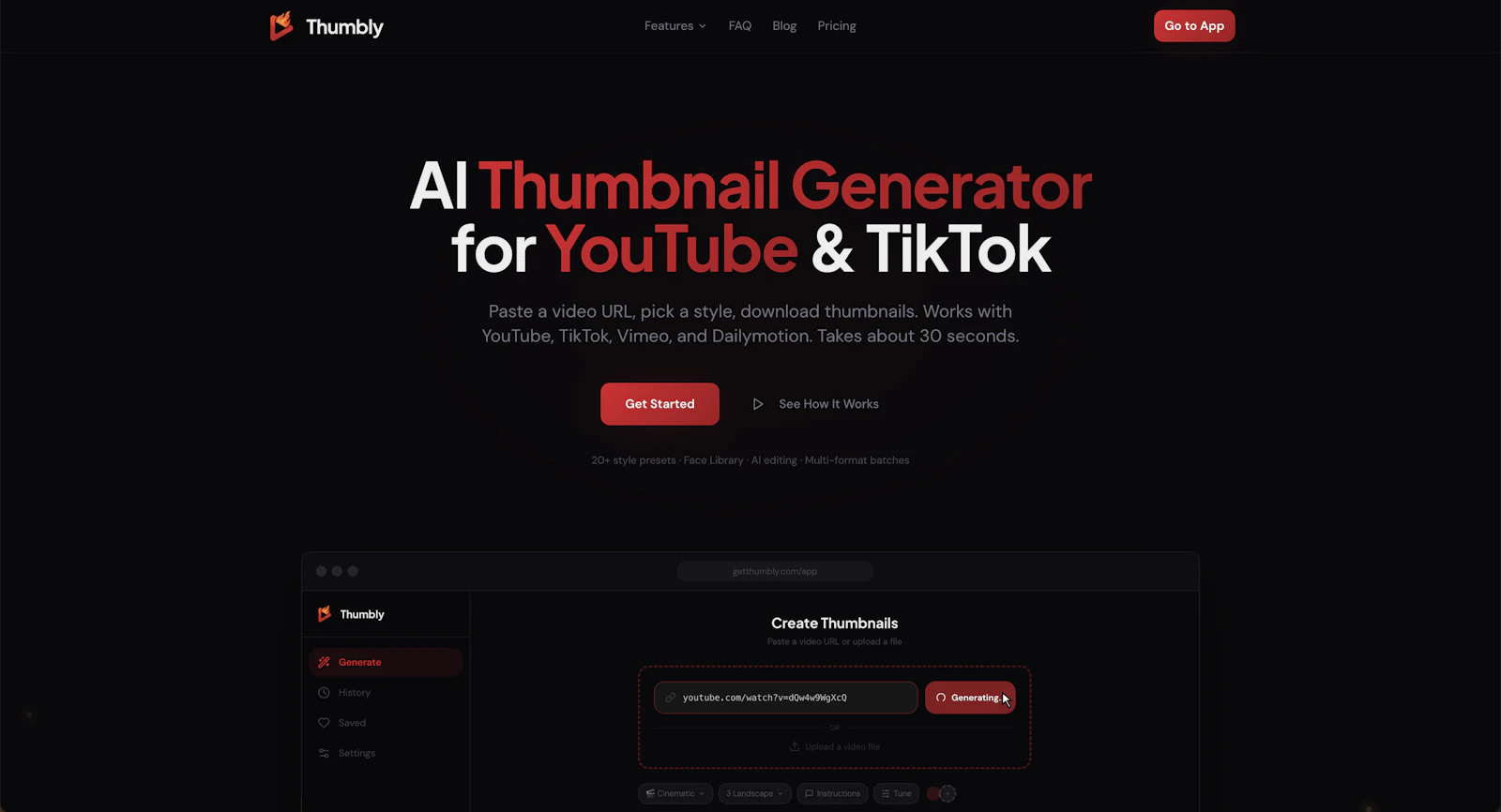 Thumbly screenshot 1