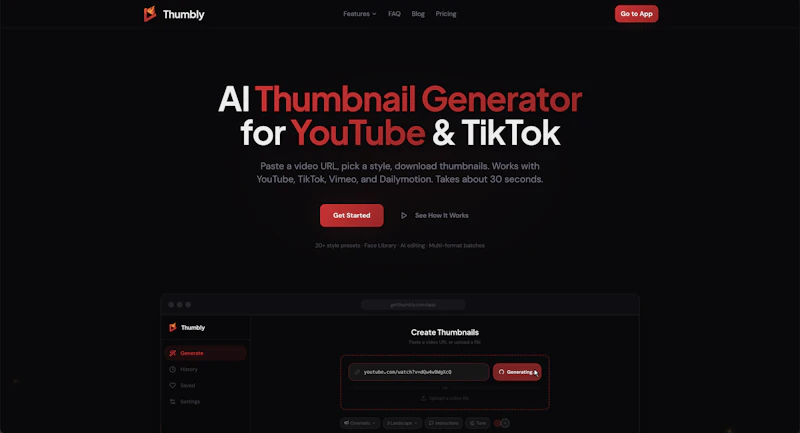 Thumbly screenshot 1