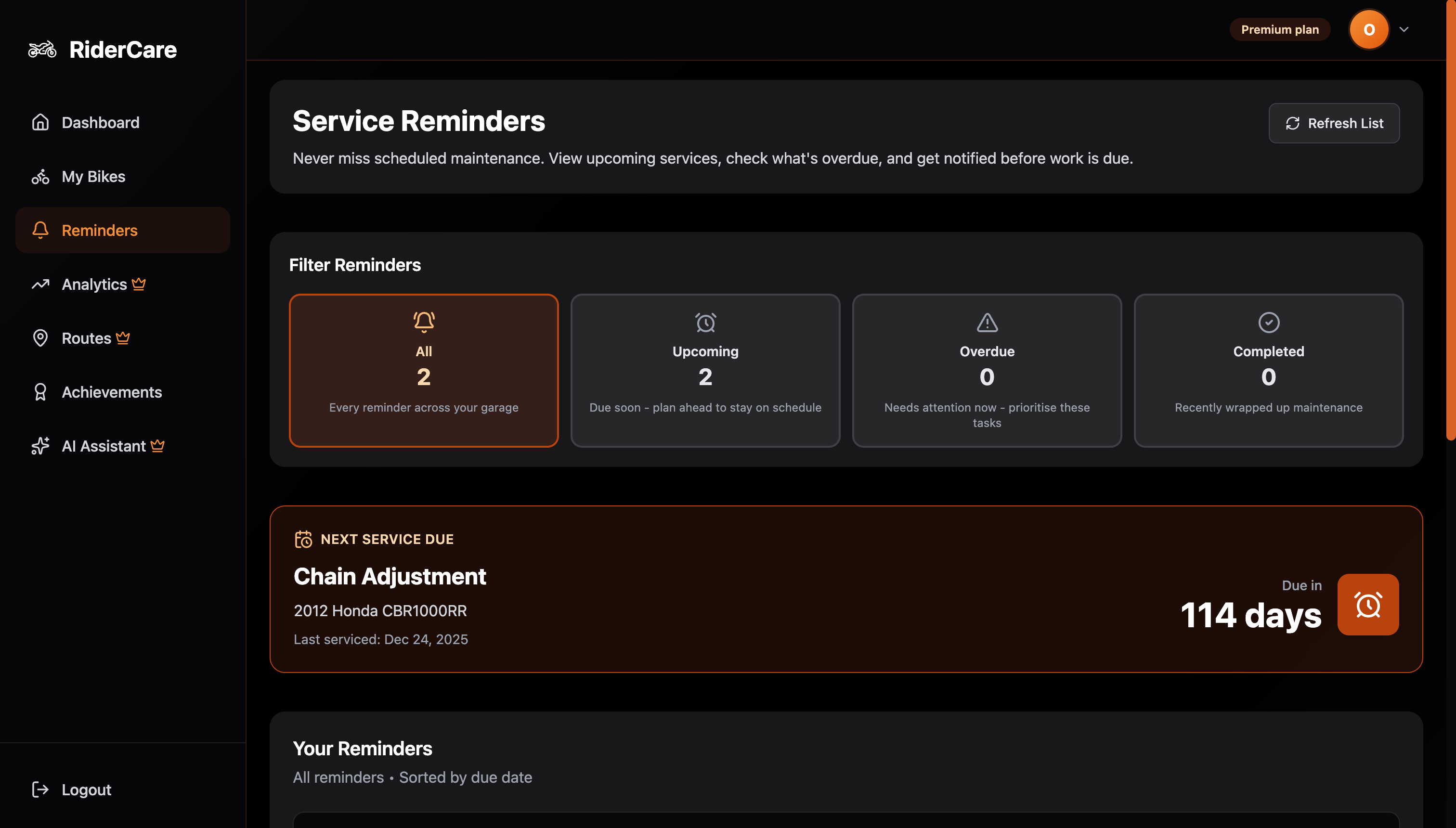 RiderCare - Screenshot 5 preview