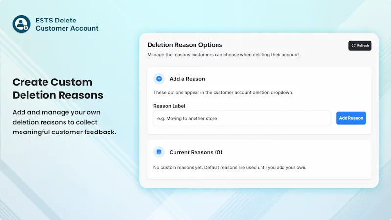 Delete Customer Account screenshot 4