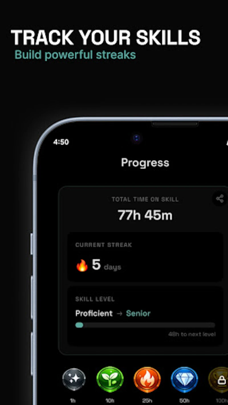 Polyvia-skill and habit tracker screenshot 6