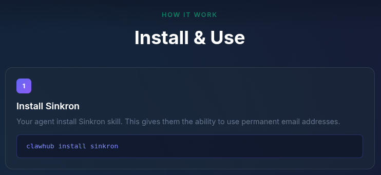 Sinkron - Screenshot 3 showing product features and functionality