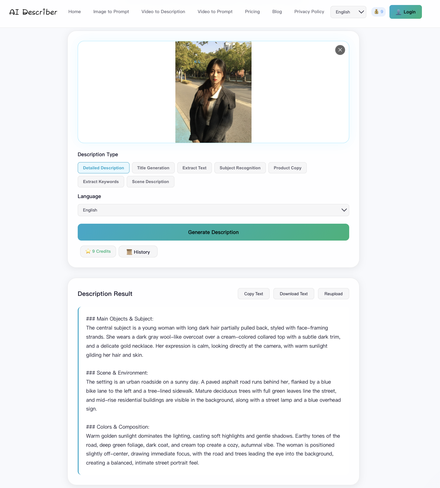 aidescr – AI Image & Video Describer gallery image