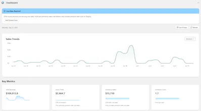 Stock Pigeon Shopify Inventory Analytics gallery image