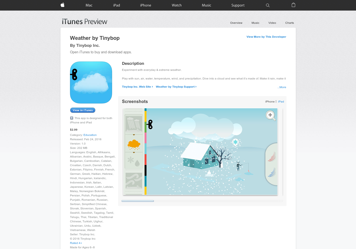 Weather by Tinybop gallery image
