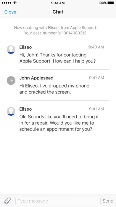 Apple Support gallery image