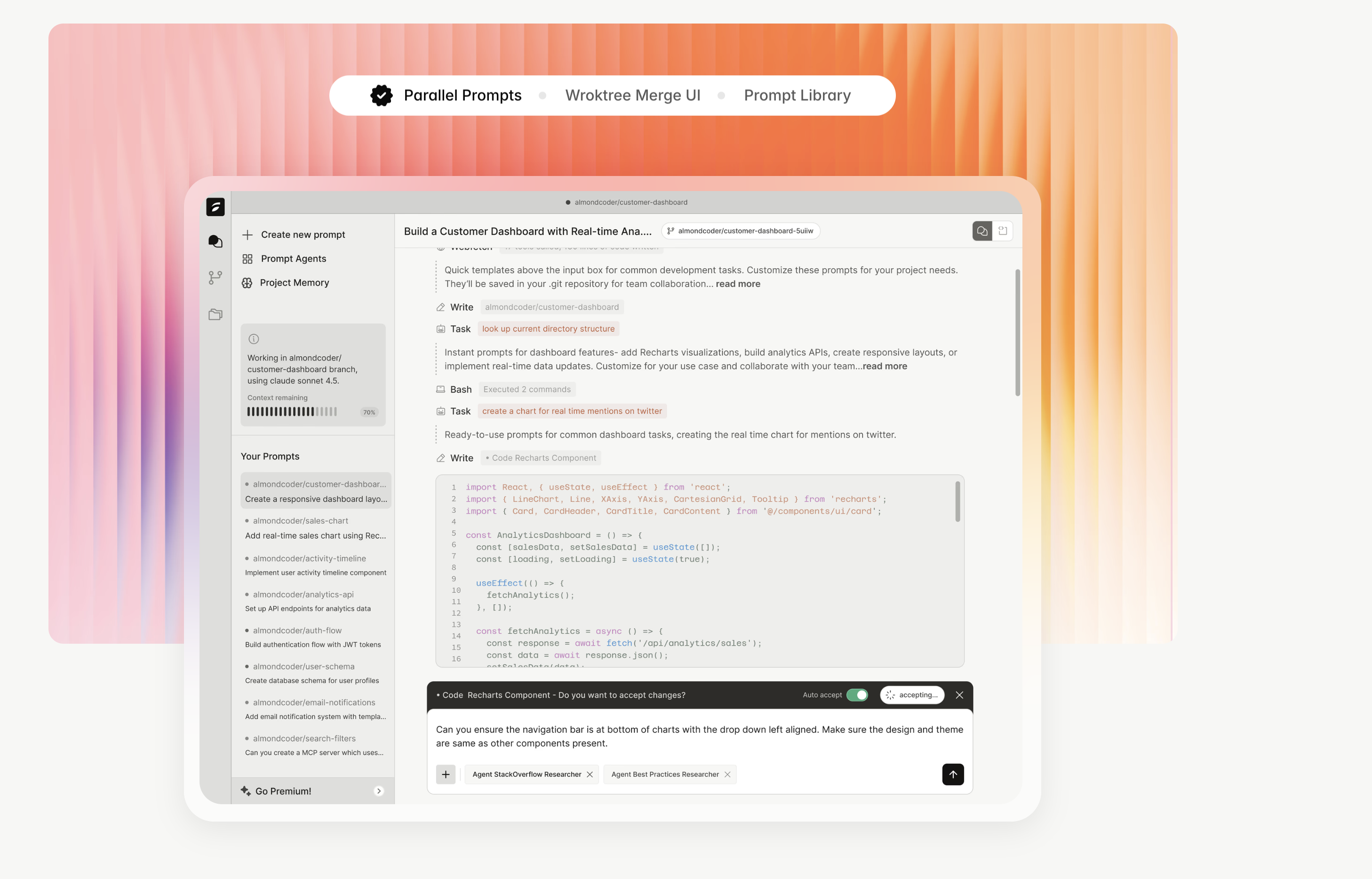 AlmondCoder - Screenshot 2 showing product features and functionality
