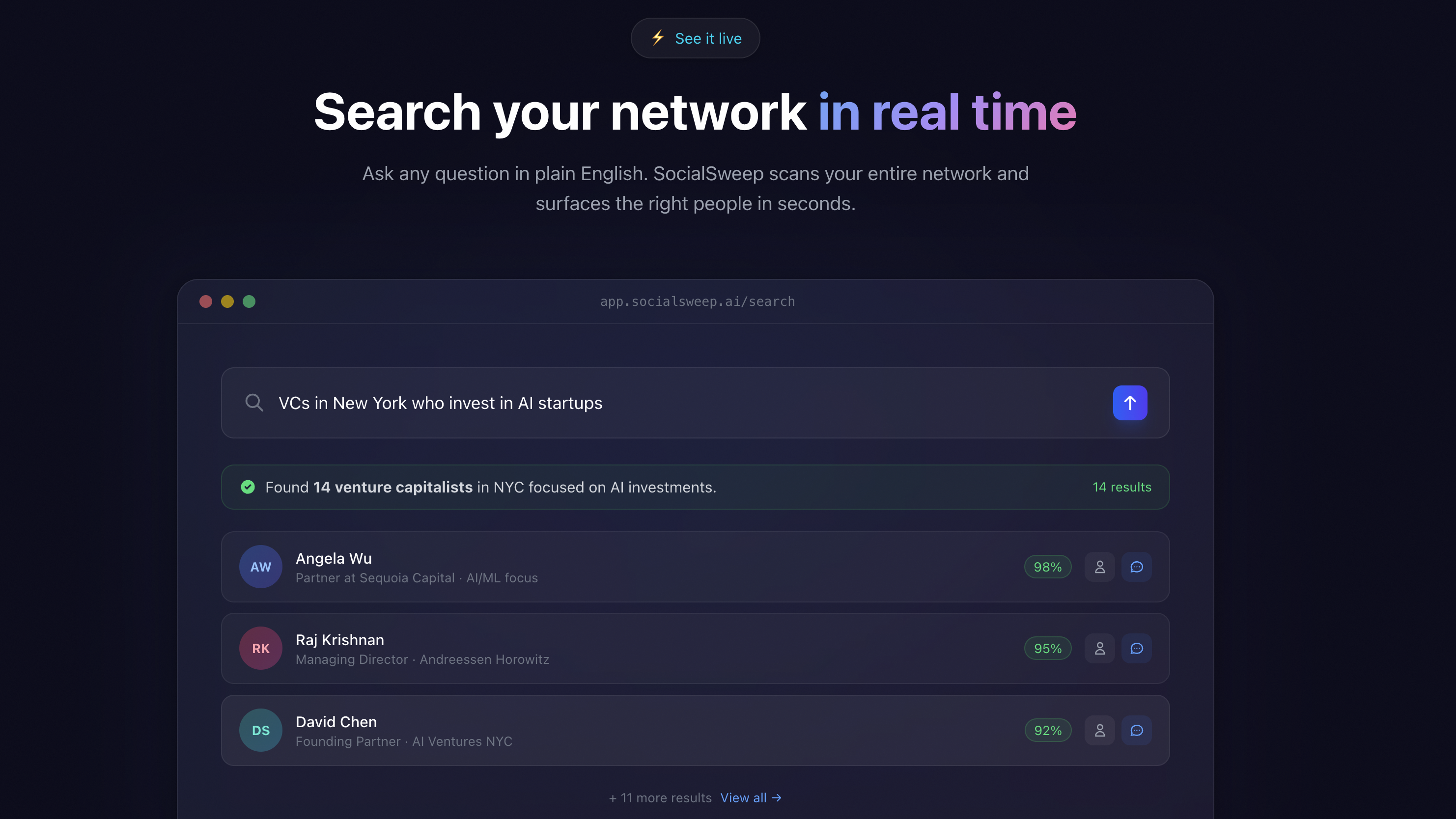 SocialSweep AI gallery image