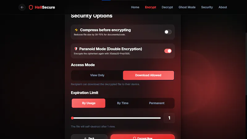 HellSecure screenshot 2