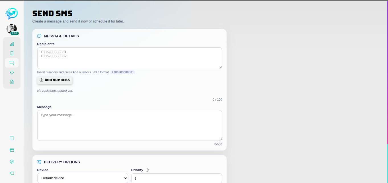 SMSPipe gallery image