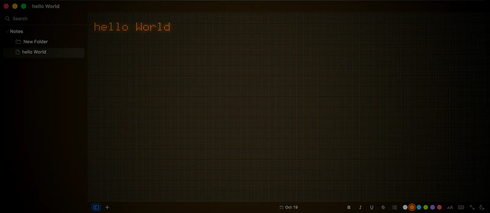 FewNote screenshot 1