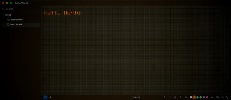 FewNote screenshot 1