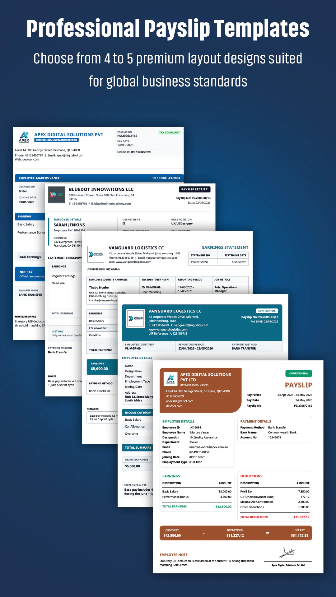 Payslip & Paystub Generator gallery image