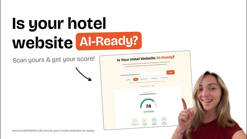 Is Your Hotel Website AI Ready? screenshot 1 (video preview)