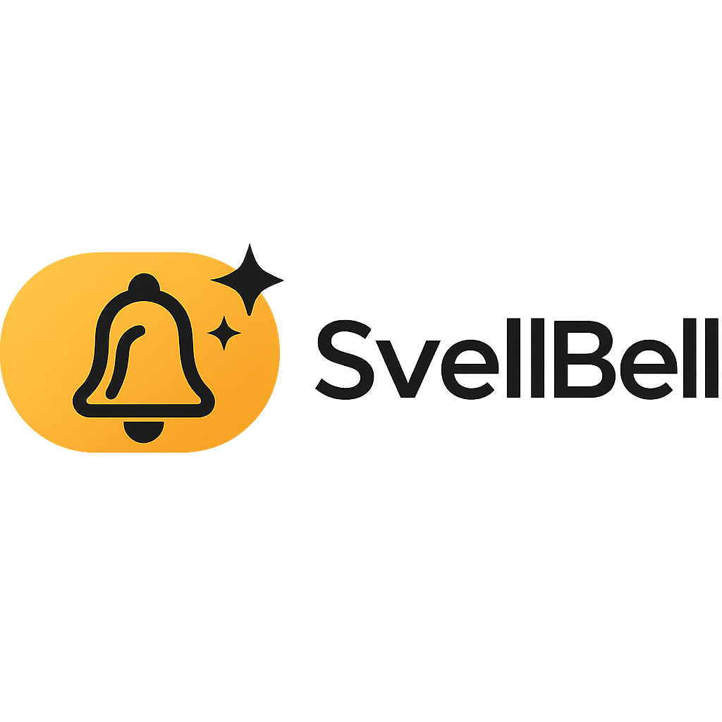 SvellBell - Product Hunt launch logo and brand identity