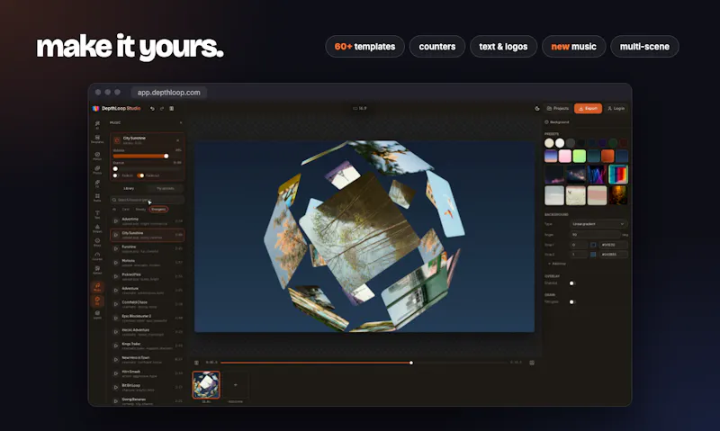 DepthLoop Studio screenshot 6
