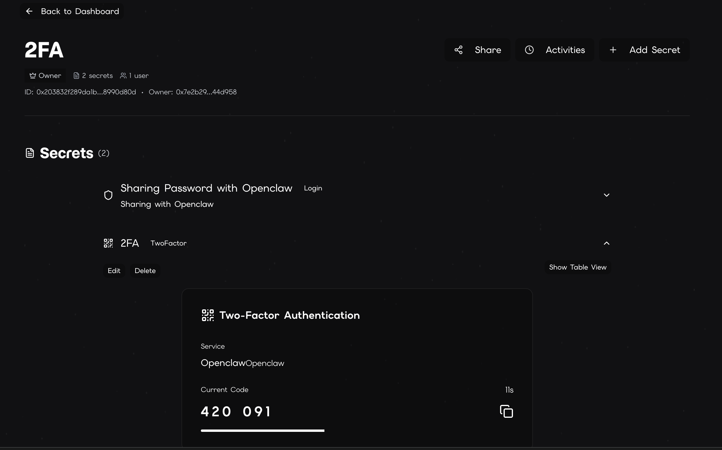 tryvault.xyz by Swarm Network gallery image