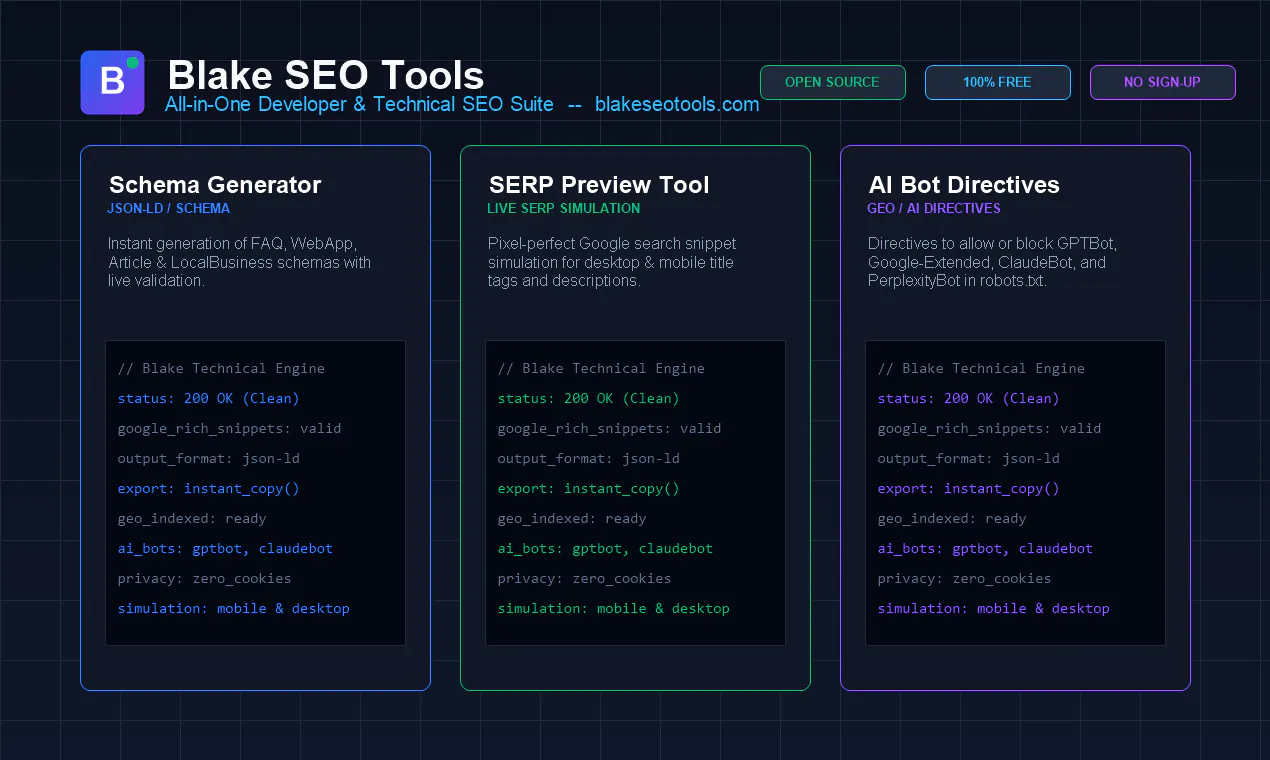 Blake SEO Tools gallery image