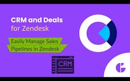CRM and Deals for Zendesk  media 1