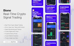 Bione: Real Time Crypto Signal Trading media 2