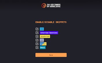 30 Seconds of Knowledge gallery image