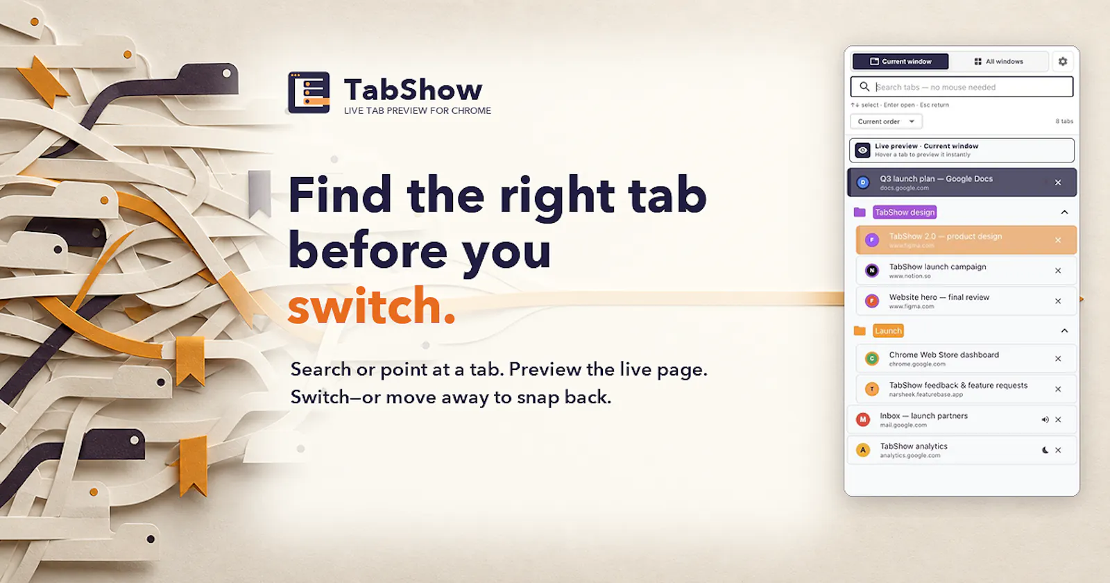 TabShow screenshot 1