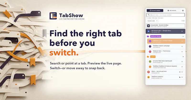 TabShow screenshot 1