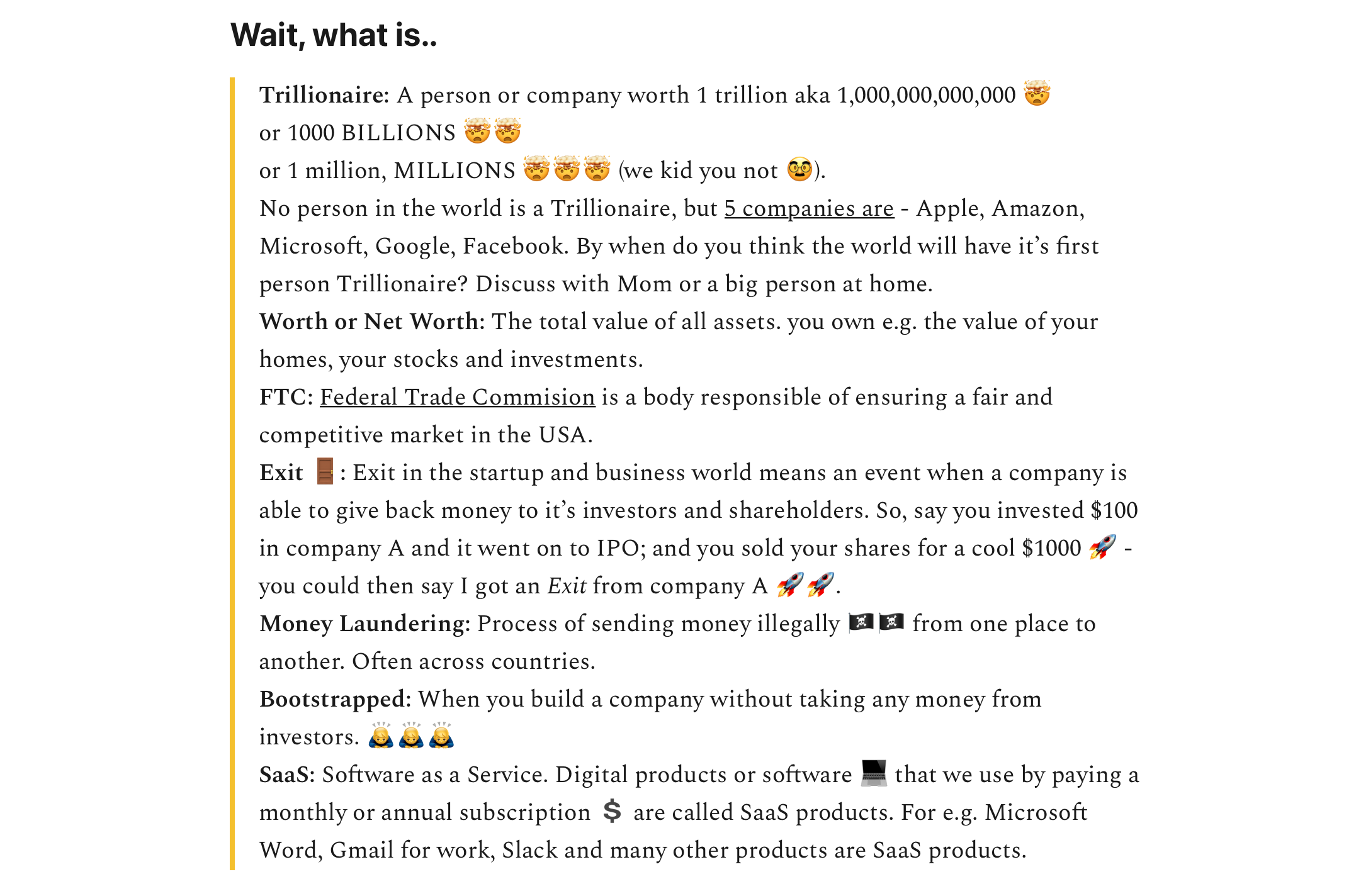 Business News for Kids gallery image