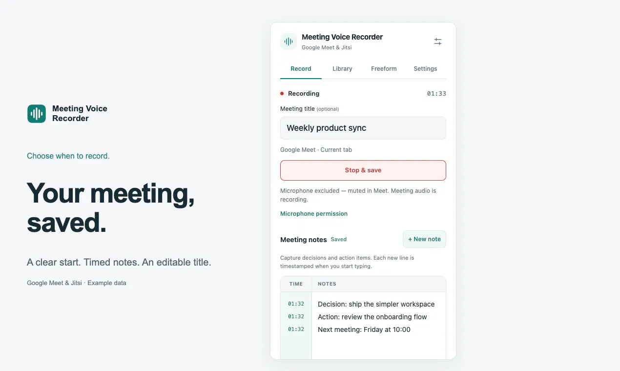 Meeting Voice Recorder gallery image