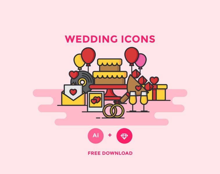 FREE – WEDDING ICONS