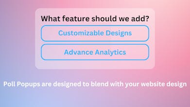 Poll Popup gallery image