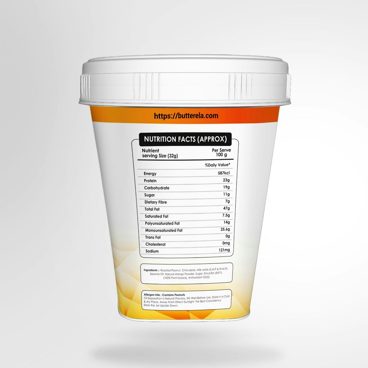 Butterela Mango Erdnussbutter media 1