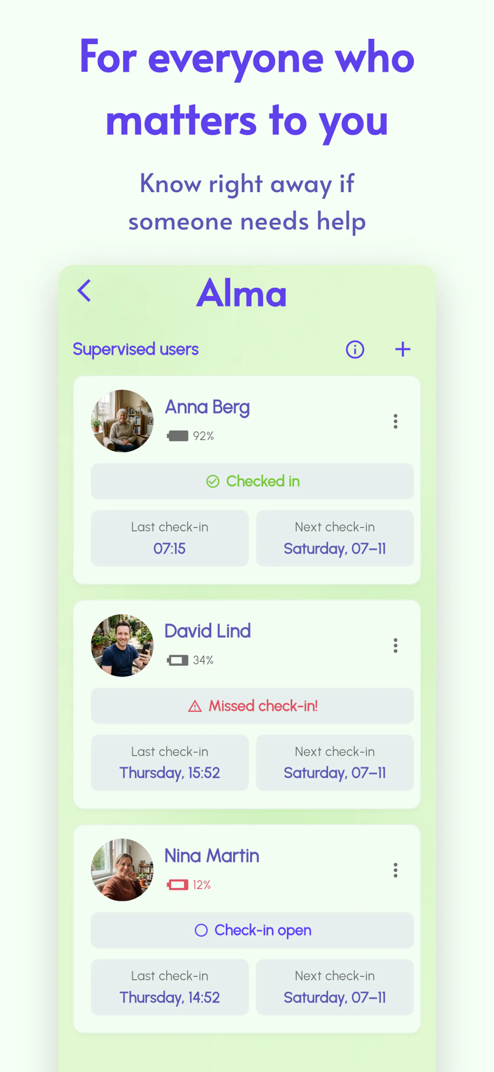 Alma Safety Check-In screenshot 4