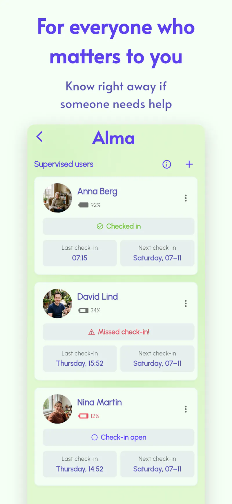Alma Safety Check-In screenshot 4