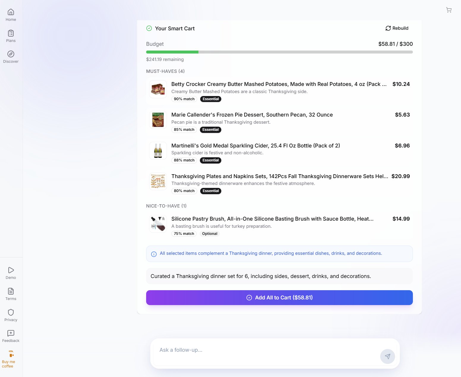LogiCart: Your AI shopping assistant gallery image