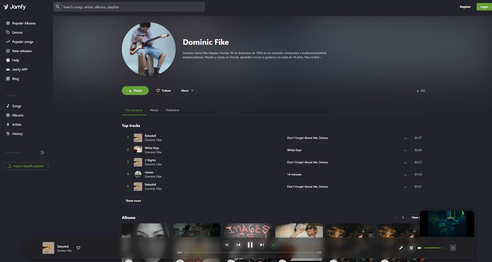 Jamfy screenshot 3