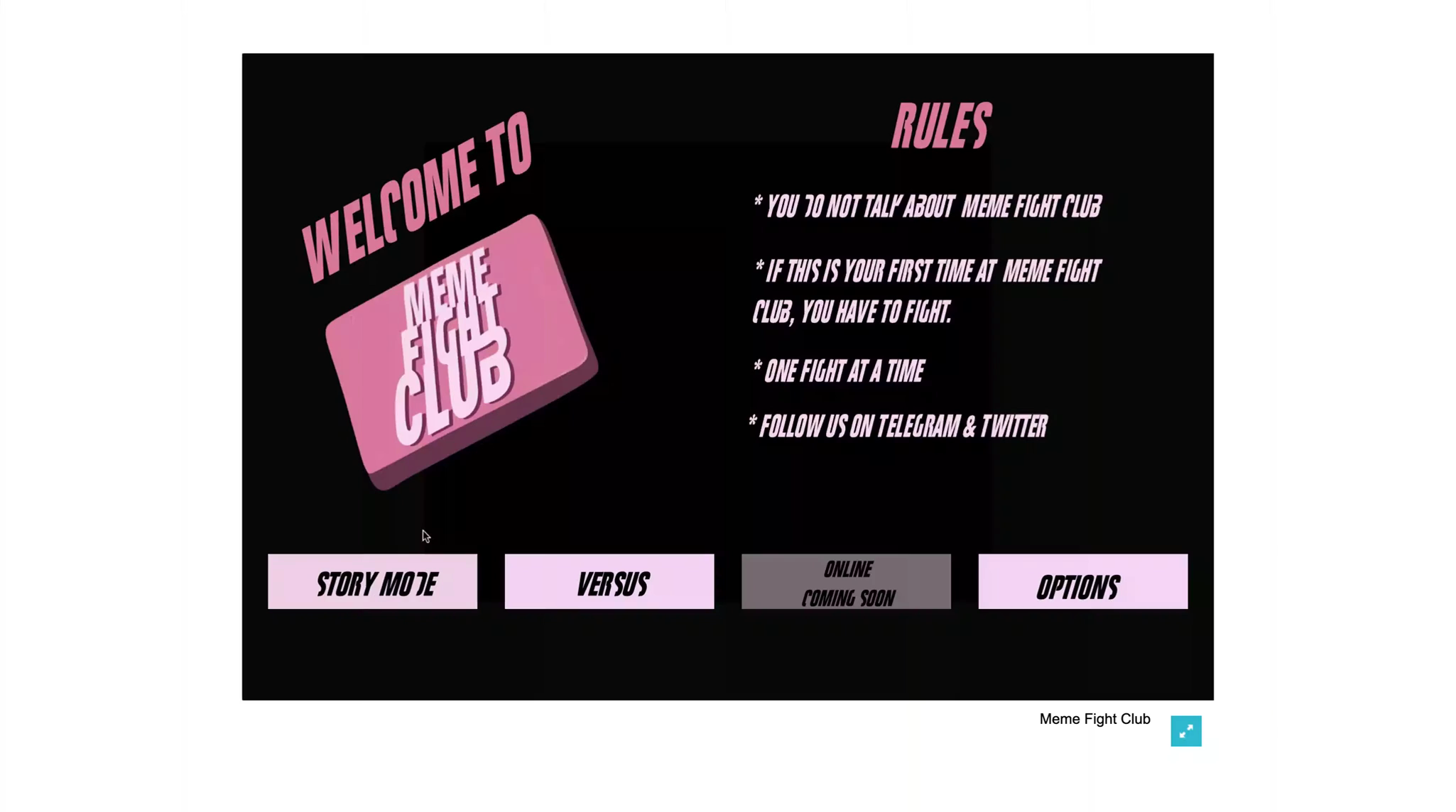 Meme Fight Club - A video game to create utility on top of memecoins media 1