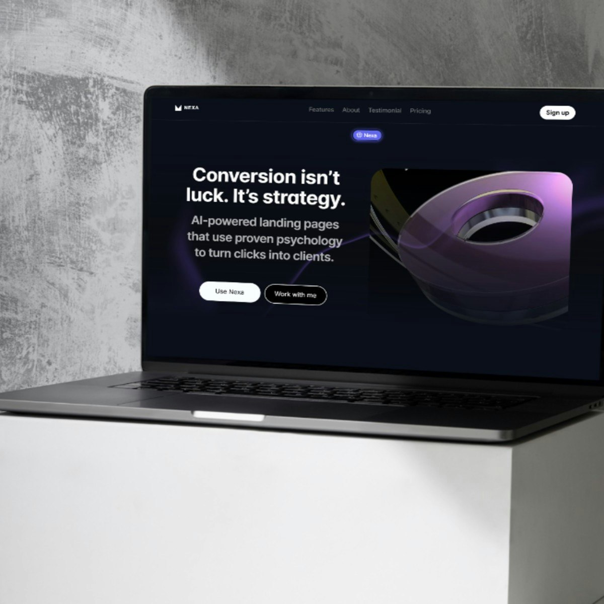 Nexa Template – Modern AI Startup logo