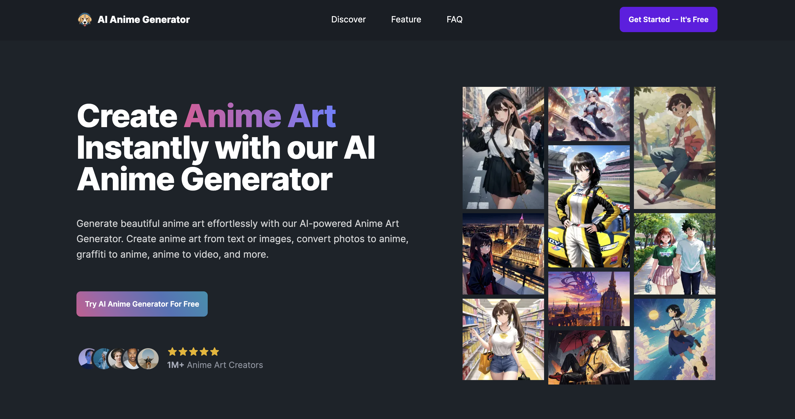 AI Anime Generator gallery image