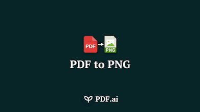 Conversão de PDF para imagem: Uma demonstração do recurso do PDF.ai que converte um documento PDF em uma imagem vibrante.