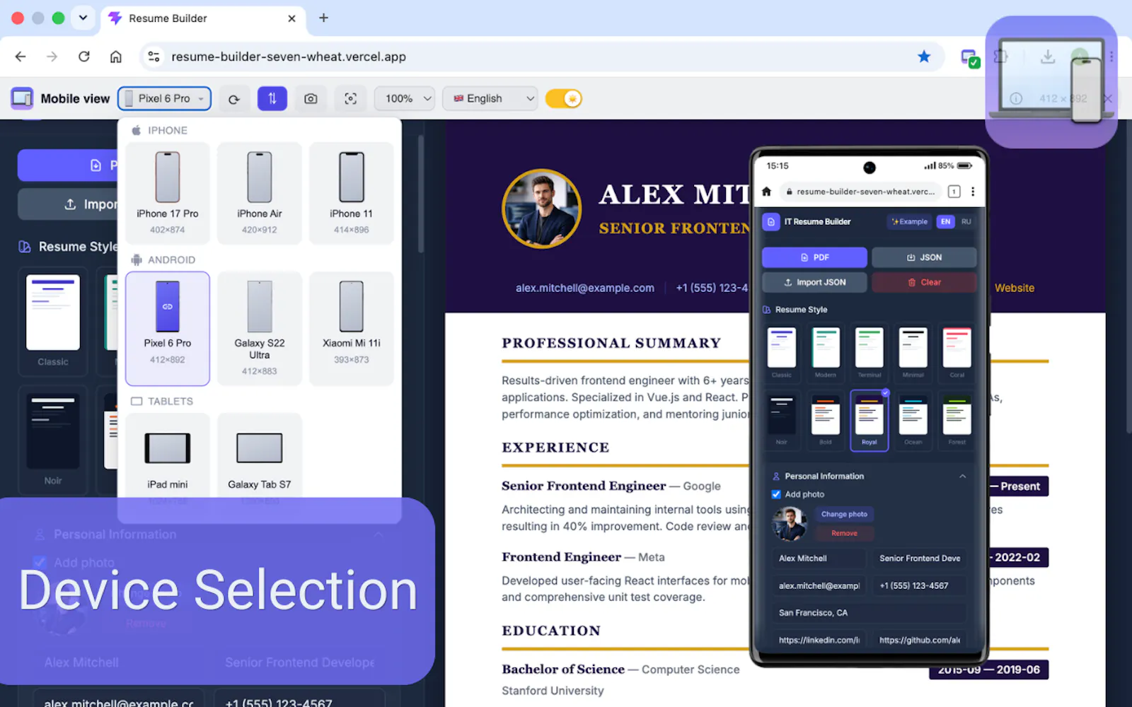 Mobile View screenshot 5
