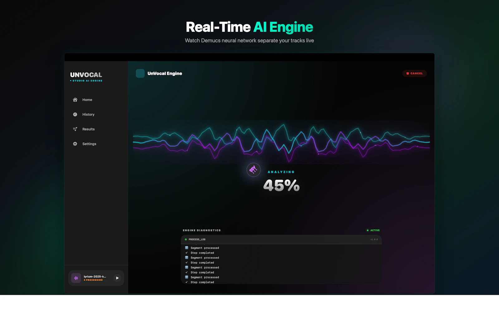 UnVocal screenshot 4