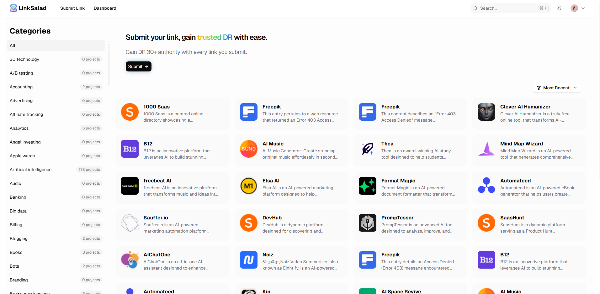 LinkSalad gallery image