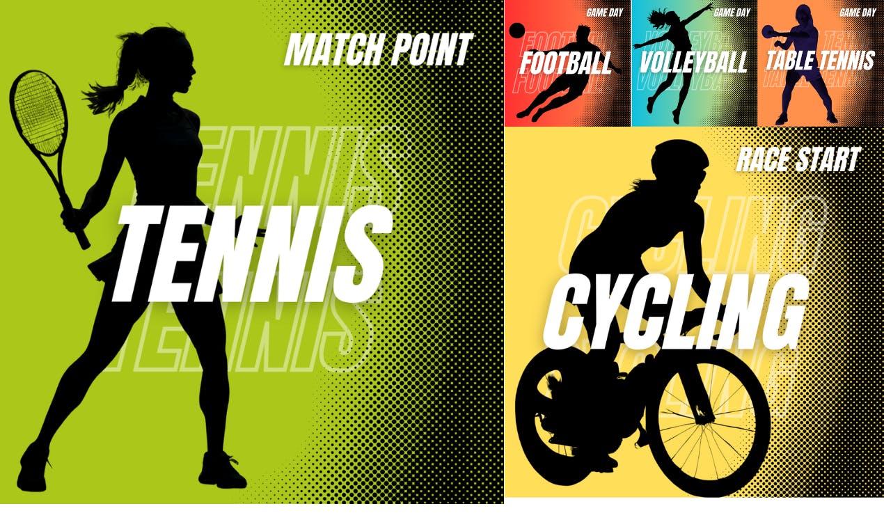 Customizable Canva Sports Designs media 1