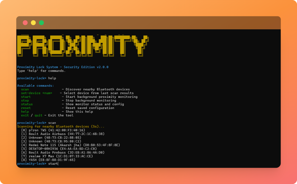 Proximity Lock System gallery image