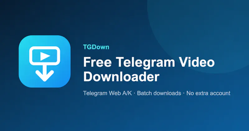 TGDown screenshot 1