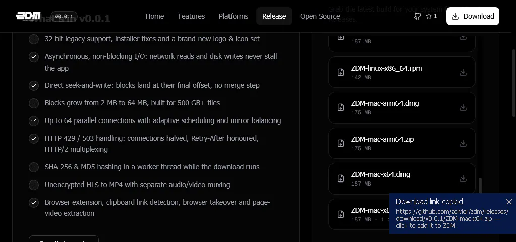 Zelvior Download Manager (ZDM) gallery image