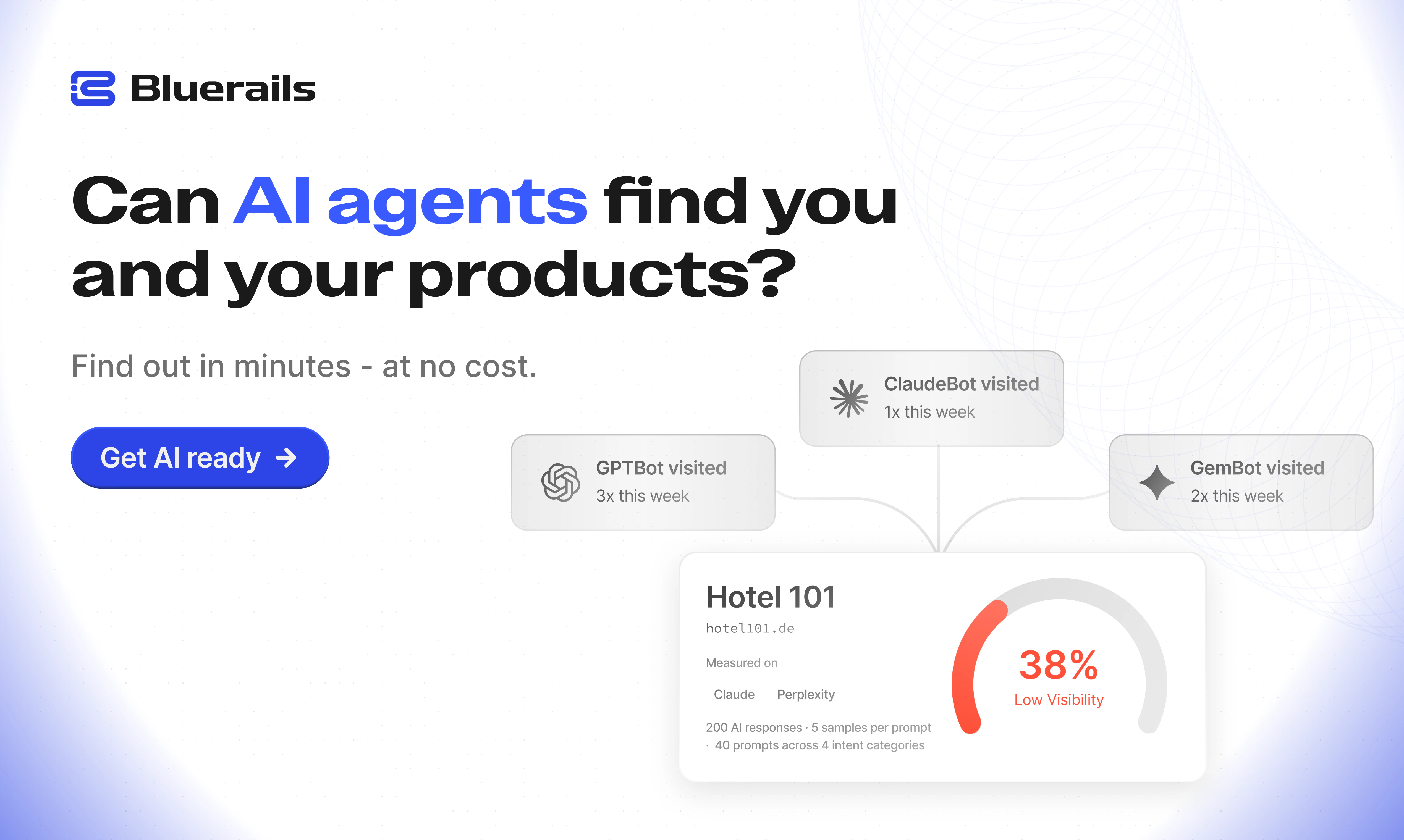 startuptile Bluerails Discovery -The rails AI agents use to find and pay you