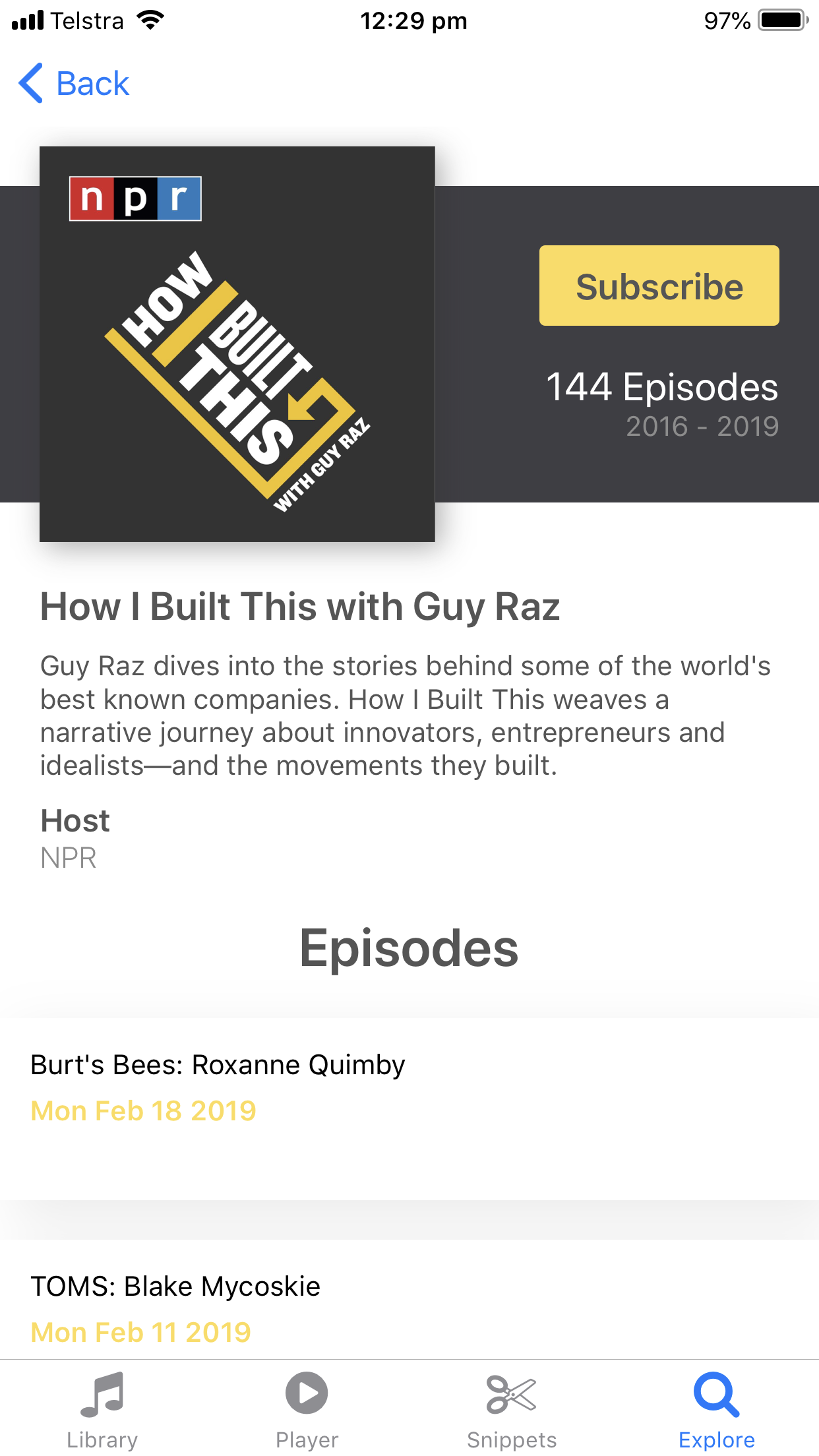 Curiohh Podcast Player gallery image